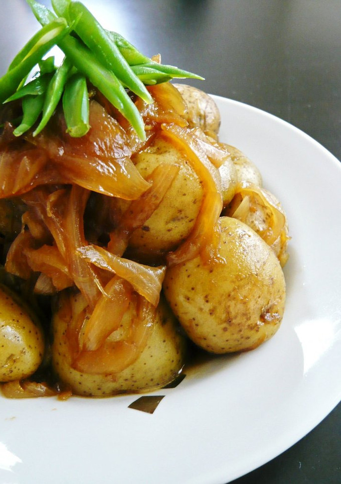 ○新じゃがと玉ねぎの煮物○-レシピのメイン写真