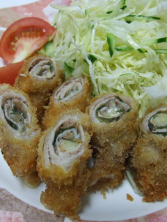 ねり梅で巻き巻きとんかつ-レシピのメイン写真