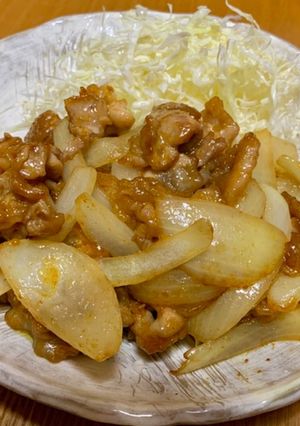 豚こま肉のカレー照り焼き☆-レシピのメイン写真