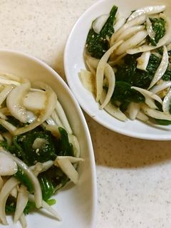 ほうれん草と新玉ねぎのポン酢和え-レシピのメイン写真