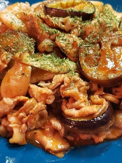 豚こまと茄子の合わせケチャ炒め-レシピのメイン写真