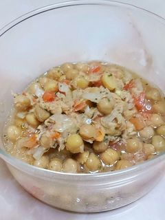 ひよこ豆とトマトのサラダ-レシピのメイン写真