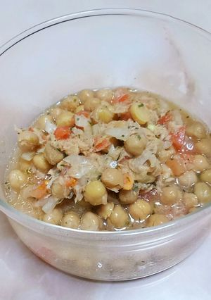ひよこ豆とトマトのサラダ-レシピのメイン写真