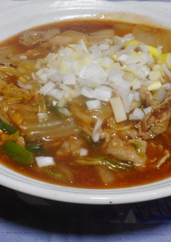 豚コマと白菜の麻婆風【一汁一菜】-レシピのメイン写真