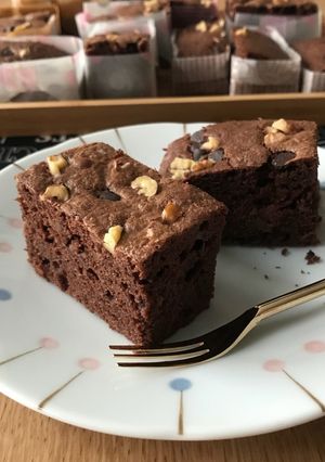 オイルでチョコブラウニー-レシピのメイン写真