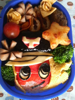 ◎ヤッターマン(ガンちゃん)キャラ弁◎-レシピのメイン写真