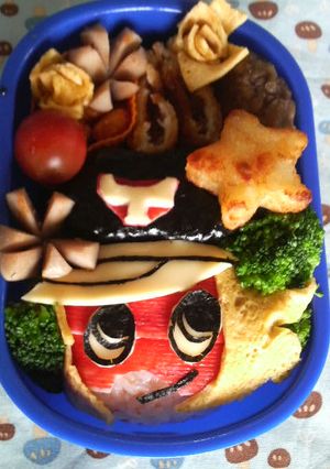 ◎ヤッターマン（ガンちゃん）キャラ弁◎-レシピのメイン写真