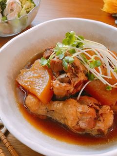 ほろほろ♡手羽元と大根のコーラ煮-レシピのメイン写真