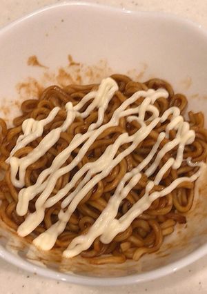 レンジで簡単！超濃厚具なし焼きそば-レシピのメイン写真