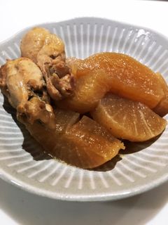 大根と手羽元のこってり煮-レシピのメイン写真