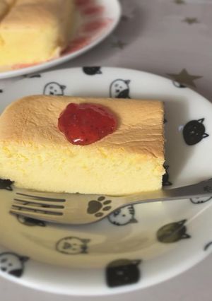 スフレチーズケーキ-レシピのメイン写真
