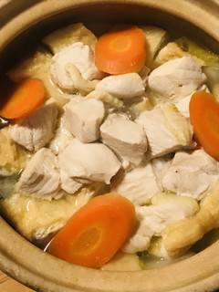 鶏むね肉と野菜&薄揚げプラスの鍋-レシピのメイン写真