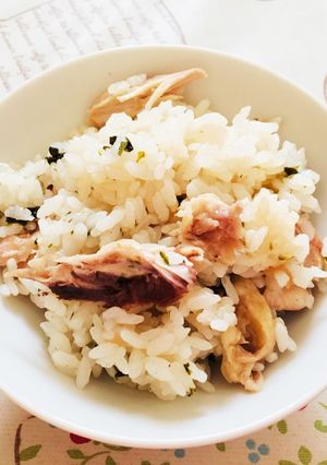 お吸い物で作る炊き込みご飯-レシピのメイン写真