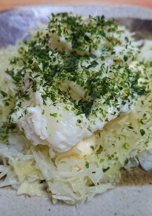 青さ海苔バターちょい足し+ポテサラ☺︎-レシピのメイン写真