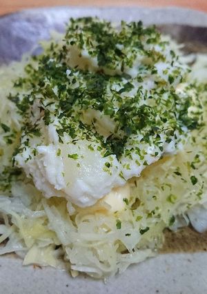 青さ海苔バターちょい足し＋ポテサラ☺︎-レシピのメイン写真