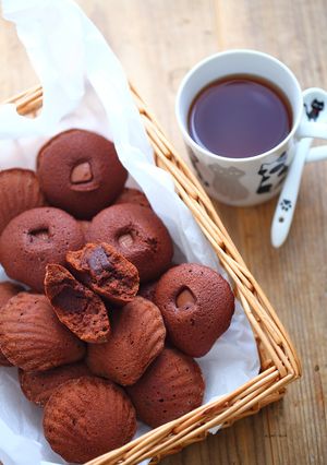 チョコ♡マドレーヌ-レシピのメイン写真
