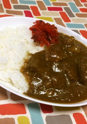 超簡単☆粉から作るカラメル牛すじカレー♫-レシピのメイン写真