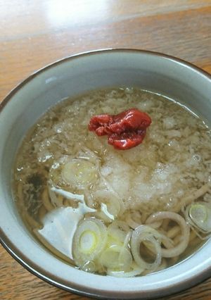 風邪ひいた時にはこれ！梅おろしそば！-レシピのメイン写真