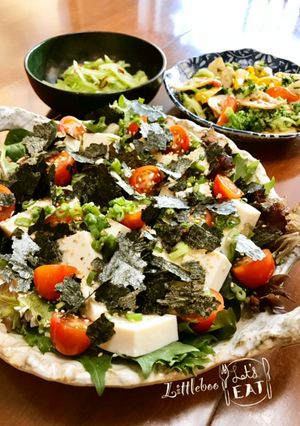 豆腐とワカメサラダ✿薬味たっぷりドレ-レシピのメイン写真