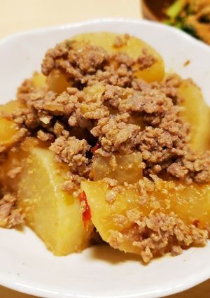 大根のピリ辛そぼろ煮-レシピのメイン写真