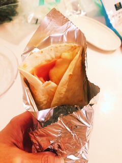 トルティーヤで簡単!ハムチーズブリトー-レシピのメイン写真