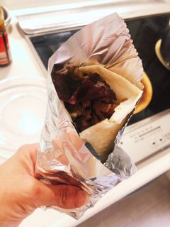 トルティーヤで簡単!ケバブ風ラップサンド-レシピのメイン写真