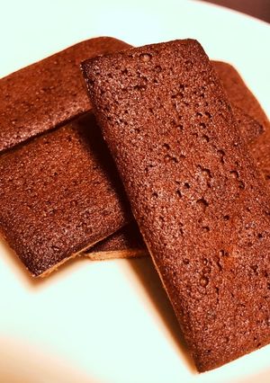 バレンタインに！ココアチョコフィナンシェ-レシピのメイン写真