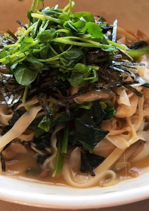 コンニャク麺のキノコスパゲティー-レシピのメイン写真