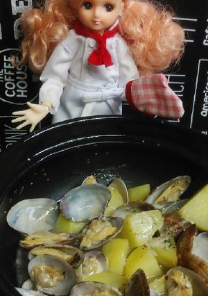 リカちゃん♡あさりとじゃがいものオイル煮-レシピのメイン写真