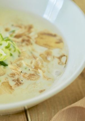 台湾の豆乳スープ鹹豆漿シェントウジャン-レシピのメイン写真