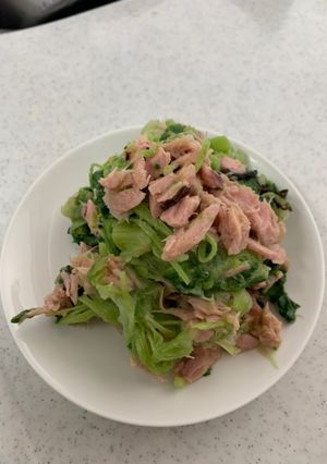 菜の花のツナ塩昆布和え-レシピのメイン写真