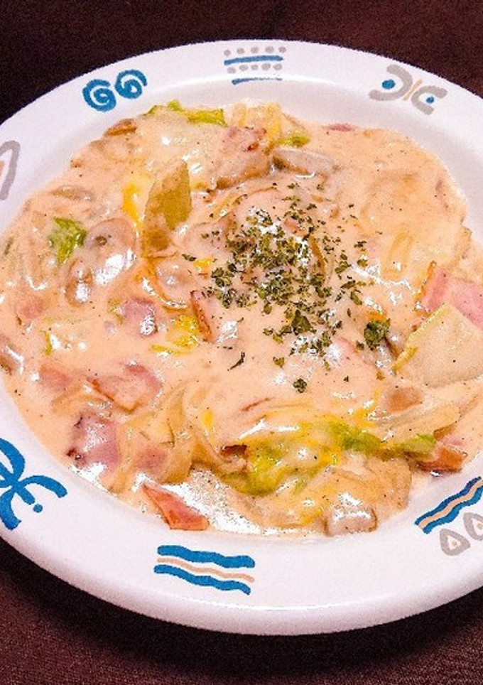 簡単！生クリームで濃厚白菜のクリーム煮-レシピのメイン写真