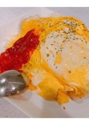 まな板無し！簡単オムライス-レシピのメイン写真