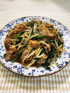 しっかり味のもやしニラ豚バラ炒め-レシピのメイン写真