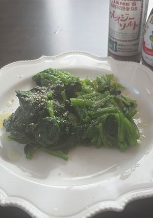 ほうれん草のオリーブオイルかけ-レシピのメイン写真
