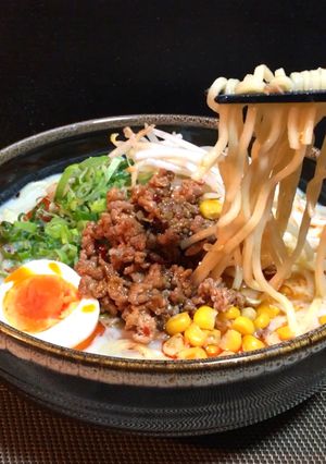 ピリ辛豆乳味噌ラーメン-レシピのメイン写真