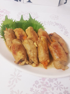 豆腐とキノコと野菜の肉巻き-レシピのメイン写真