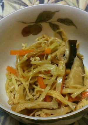 切り干し大根の煮物！-レシピのメイン写真