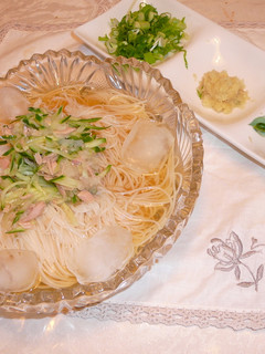 ツナときゅうりの冷やしそうめん-レシピのメイン写真