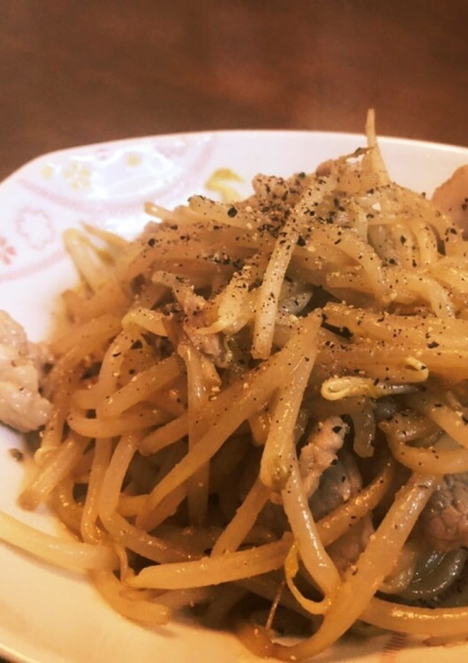 ご飯がすすむ！　肉もやし炒め-レシピのメイン写真