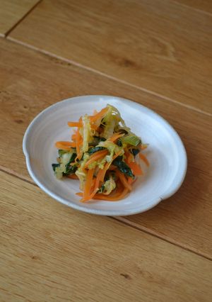 人参と葉野菜のおひたし-レシピのメイン写真