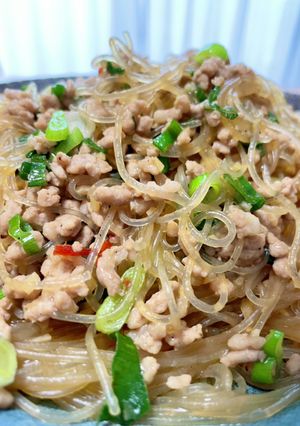 春雨と豚ミンチのしょうゆ炒め煮-レシピのメイン写真
