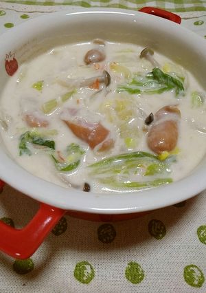 時短!簡単!白菜のクリーム煮♡-レシピのメイン写真