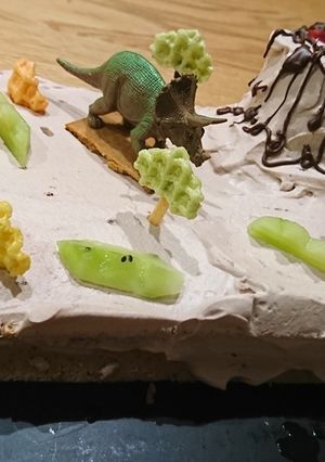 恐竜ケーキ-レシピのメイン写真