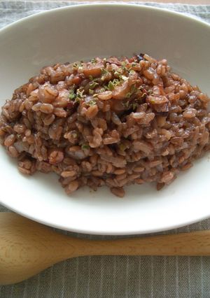 タコと押麦のプチプチ赤ワインピラフ-レシピのメイン写真