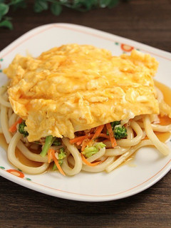 簡単!天津飯風☆焼きうどん-レシピのメイン写真