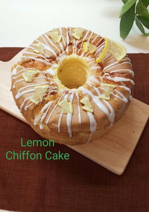 ふわふわ レモンシフォンケーキ-レシピのメイン写真
