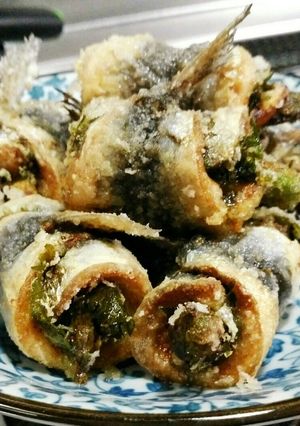＊いわしのレモン巻きから揚げ＊-レシピのメイン写真