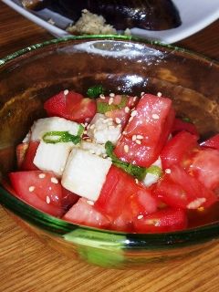 トマトと長芋のポン酢サラダ-レシピのメイン写真