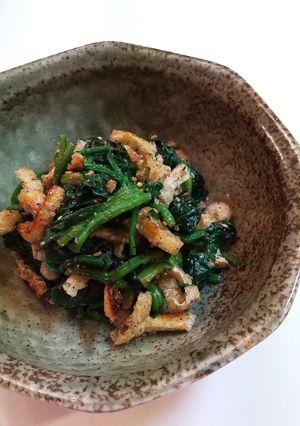 ほうれん草と油揚げのごま和え-レシピのメイン写真